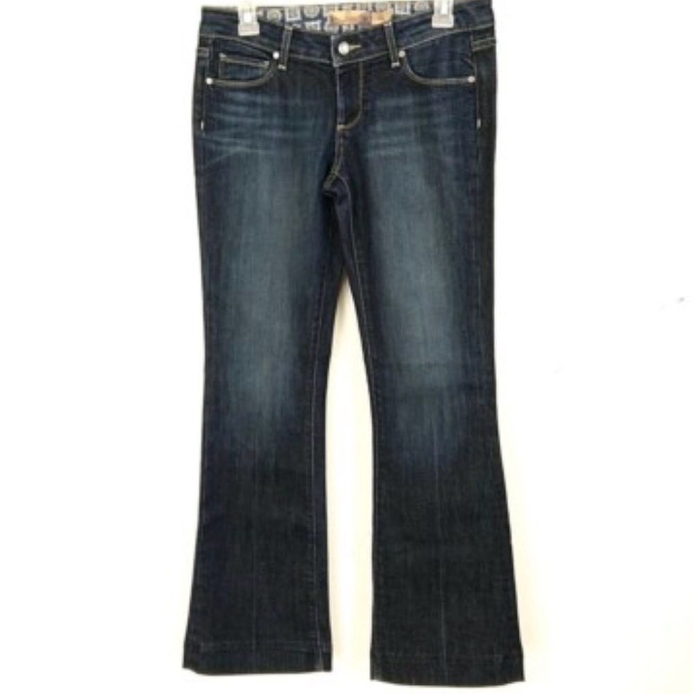 Paige Womens sz 28. (30x31) Jeans Dark Wash  Denim Laurel Canyon Bootcut